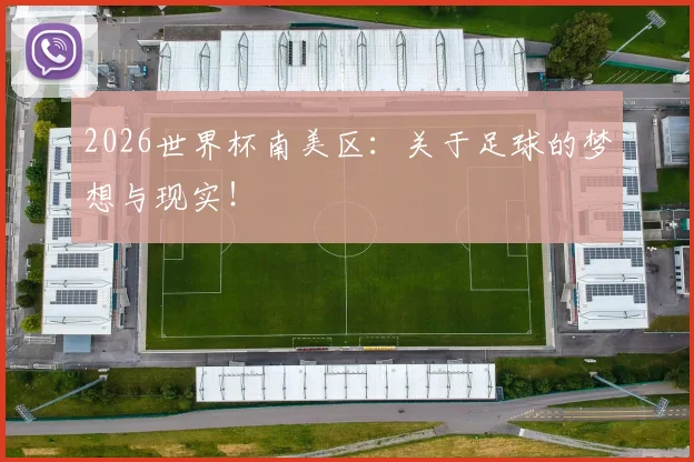 2026世界杯南美区：关于足球的梦想与现实！