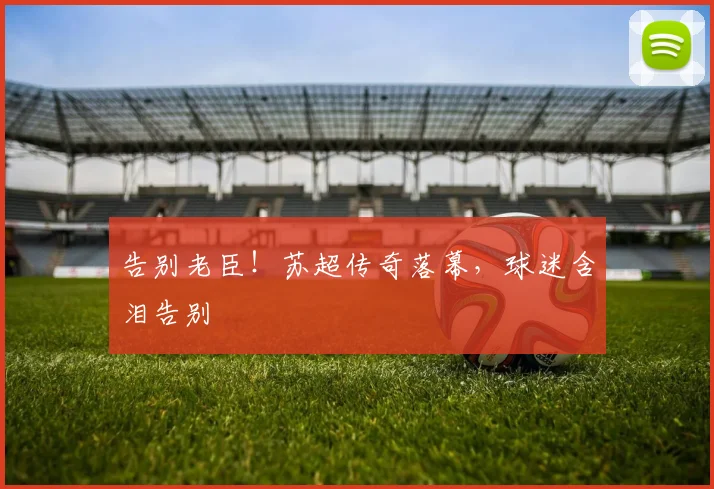 告别老臣！苏超传奇落幕，球迷含泪告别